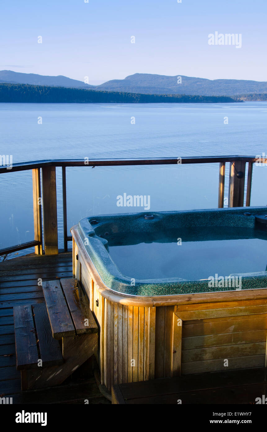 Eagles Nest Hillside Resort, Galiano Island, British Columbia, Kanada Stockfoto