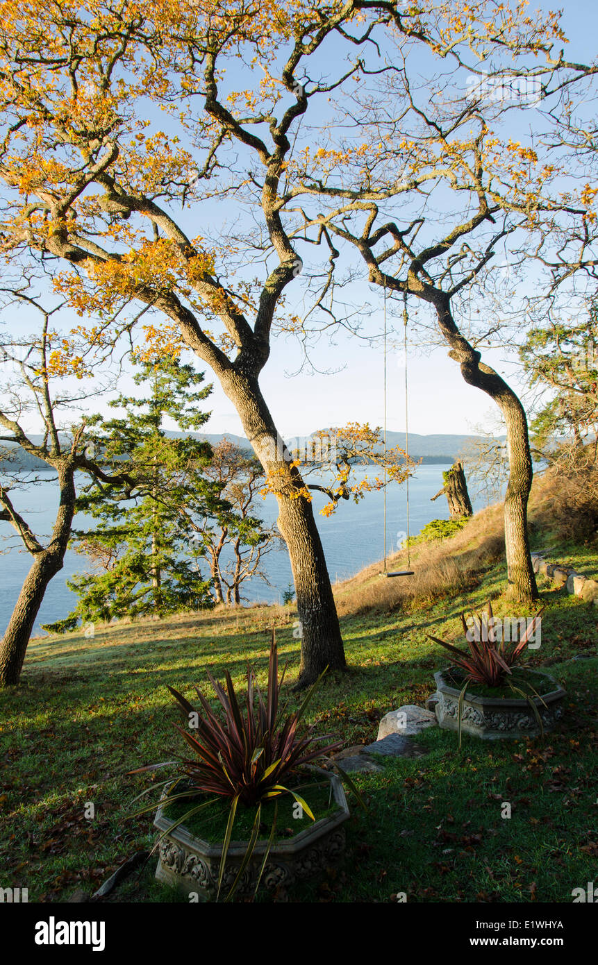 Eagles Nest Hillside Resort, Galiano Island, British Columbia, Kanada Stockfoto