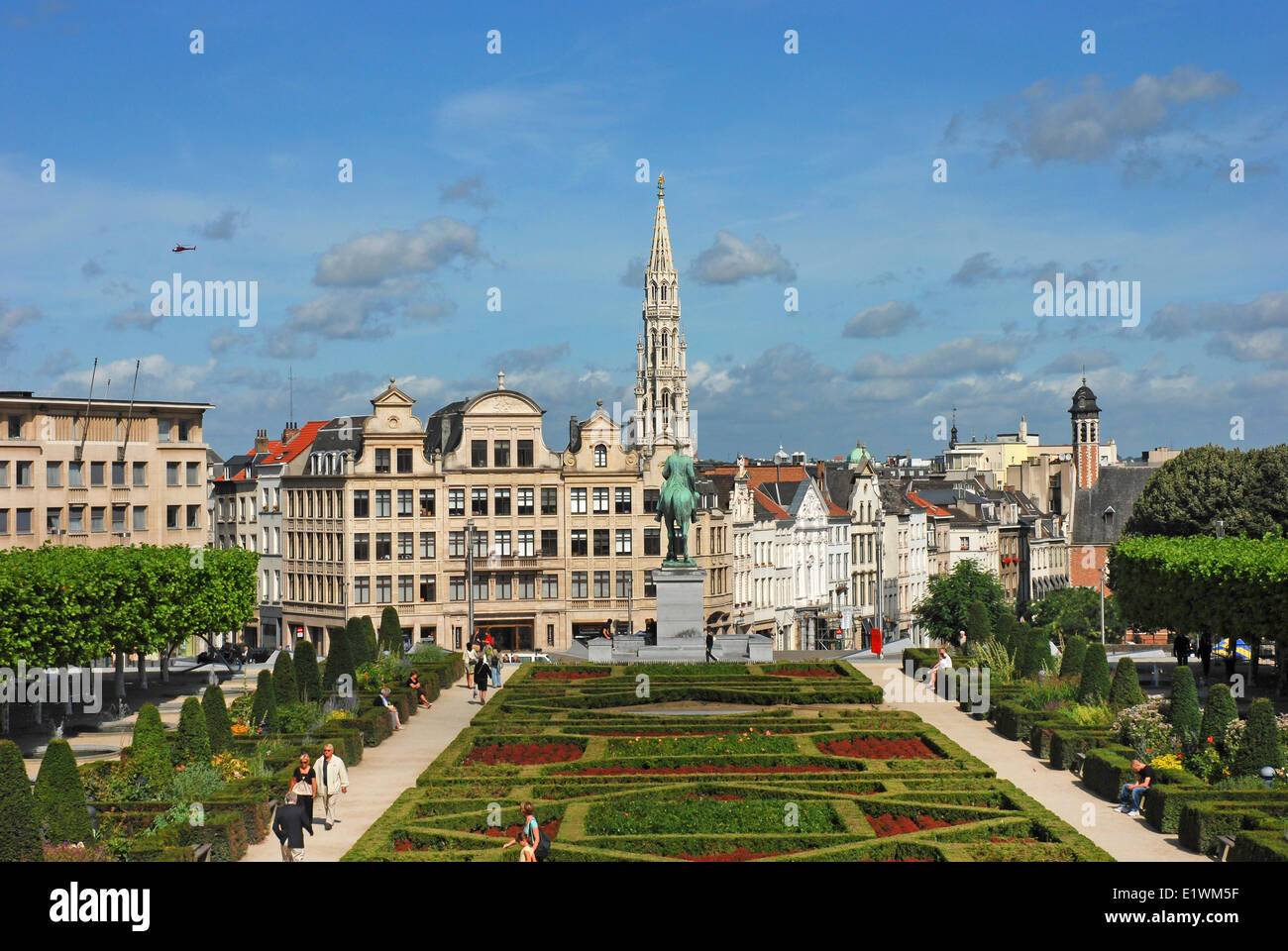 Mont Des Arts, Brüssel Stockfoto