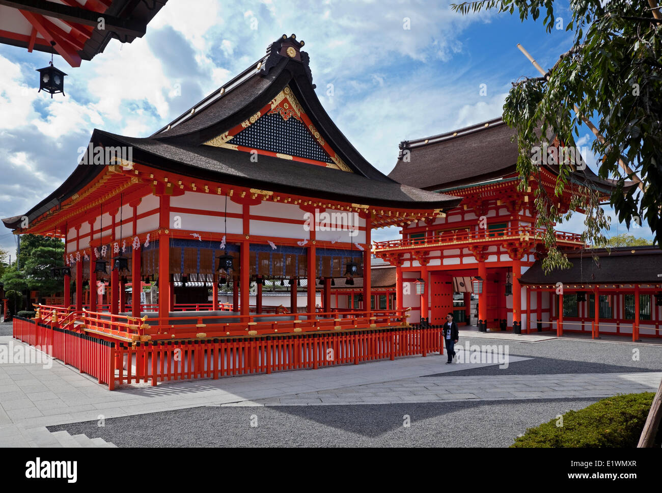Fushimi Inari Schrein Komplex Stockfoto