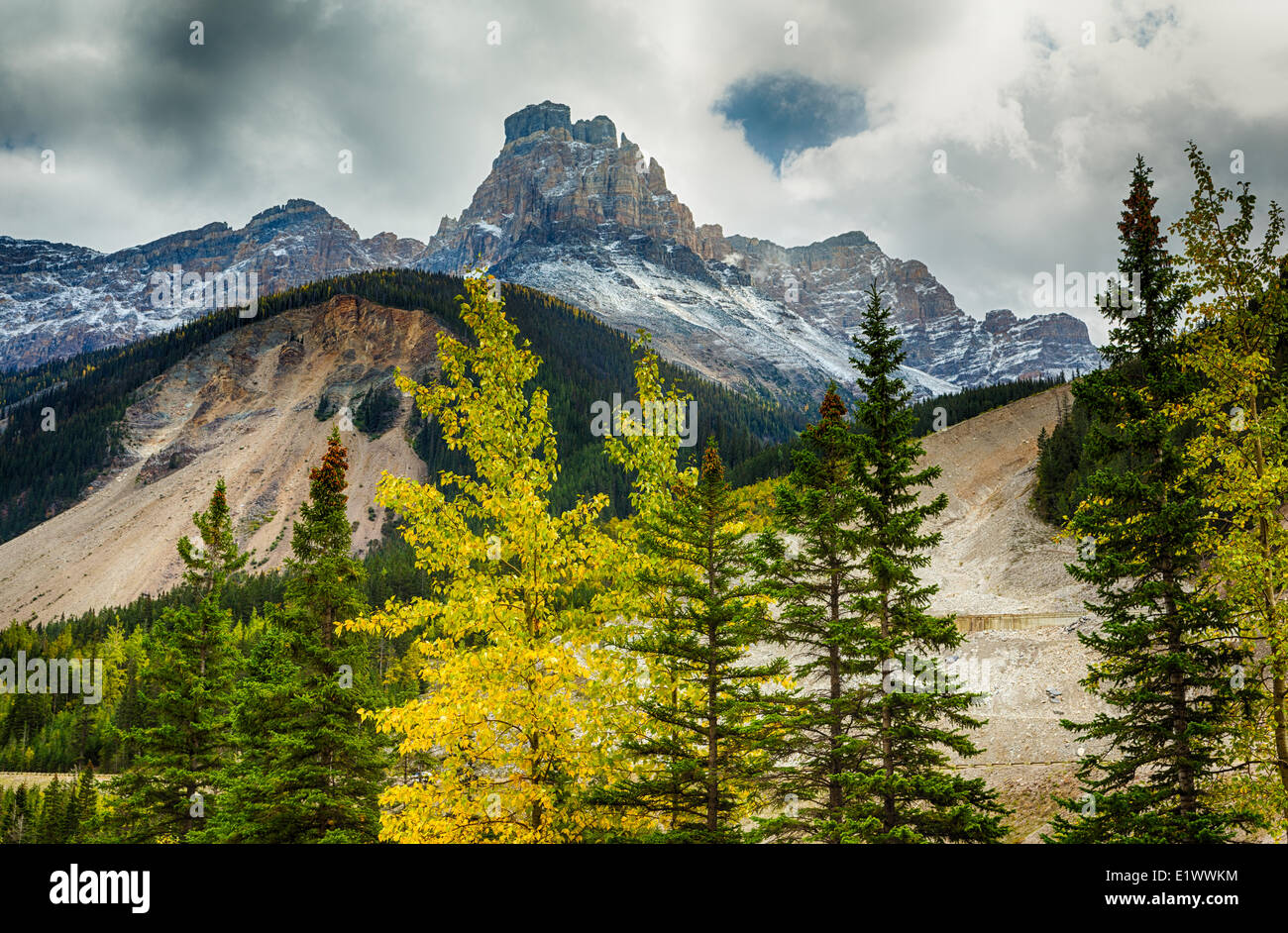 Cathedral Mountain, Yoho Nationalpark, Britisch-Kolumbien, Kanada Stockfoto