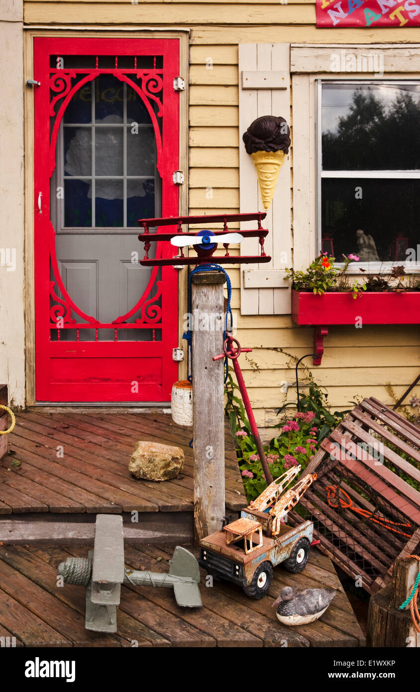 Urige Haus im ländlichen Raum St. Martins, New Brunswick, Kanada Stockfoto