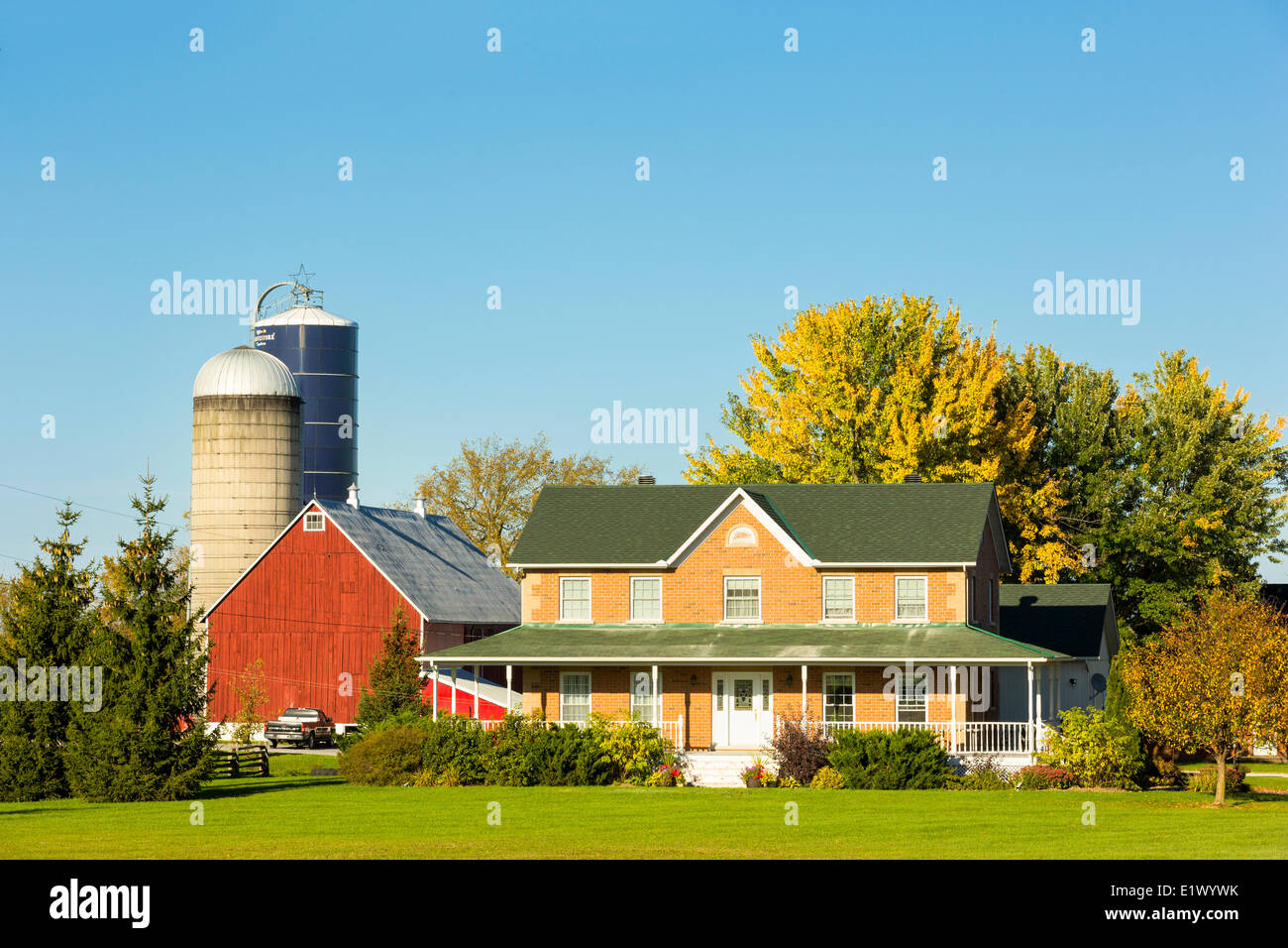 Bauernhof, Horton, Renfrew County, Ontario, Kanada Stockfoto