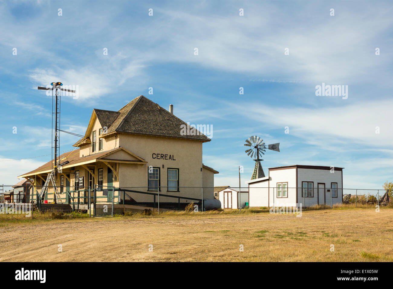 Museum, Getreide, Saskatchewan, Kanada Stockfoto