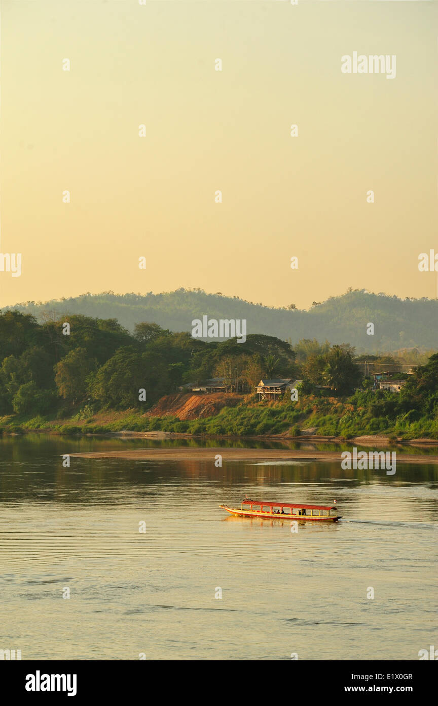 Mekong bei Chiang Khan, Thailand Stockfoto