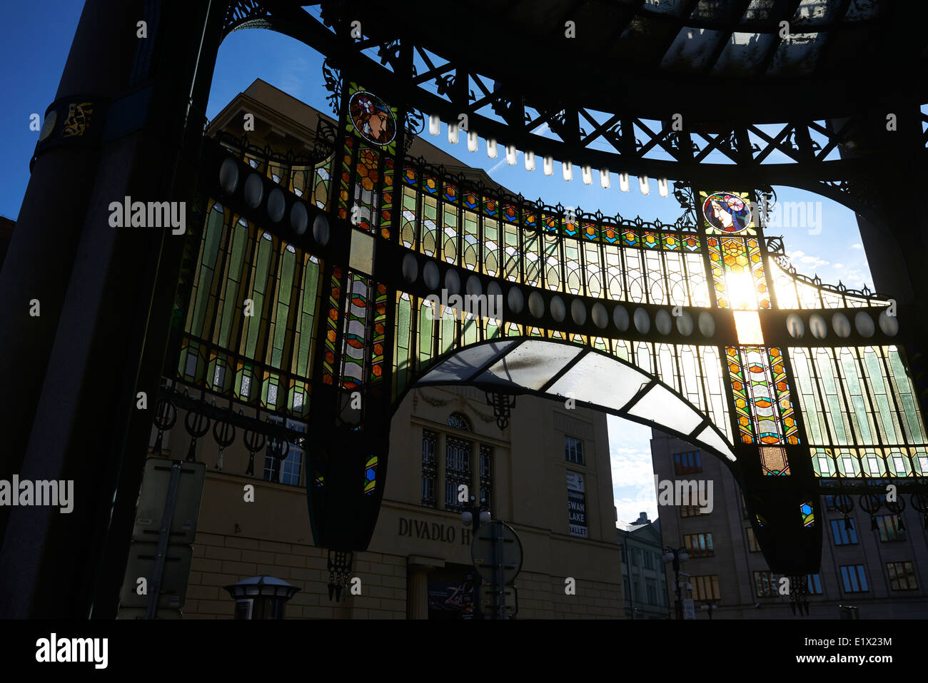 Gemeindehaus, Obecni Dum, Prikopy, Altstadt (UNESCO), Prag Tschechische Republik Stockfoto