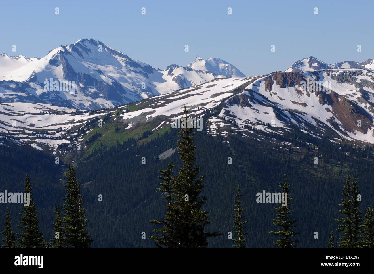 Singen, Pass, Whistler Mountain, Whistler, Britisch-Kolumbien, Kanada Stockfoto