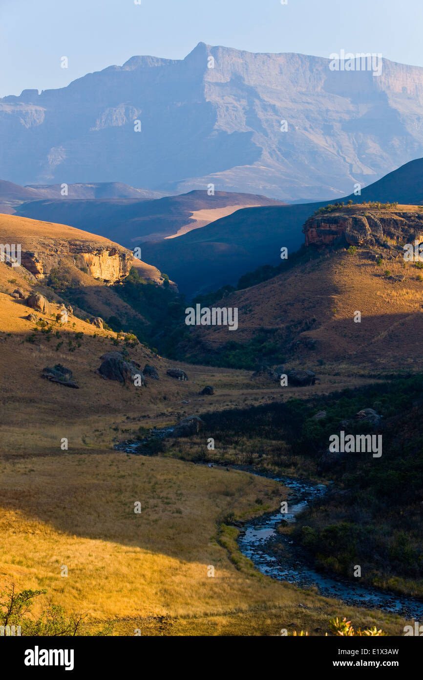 Des Riesen Burg, Drakensberge, Kwazulu-Natal, Südafrika Stockfoto