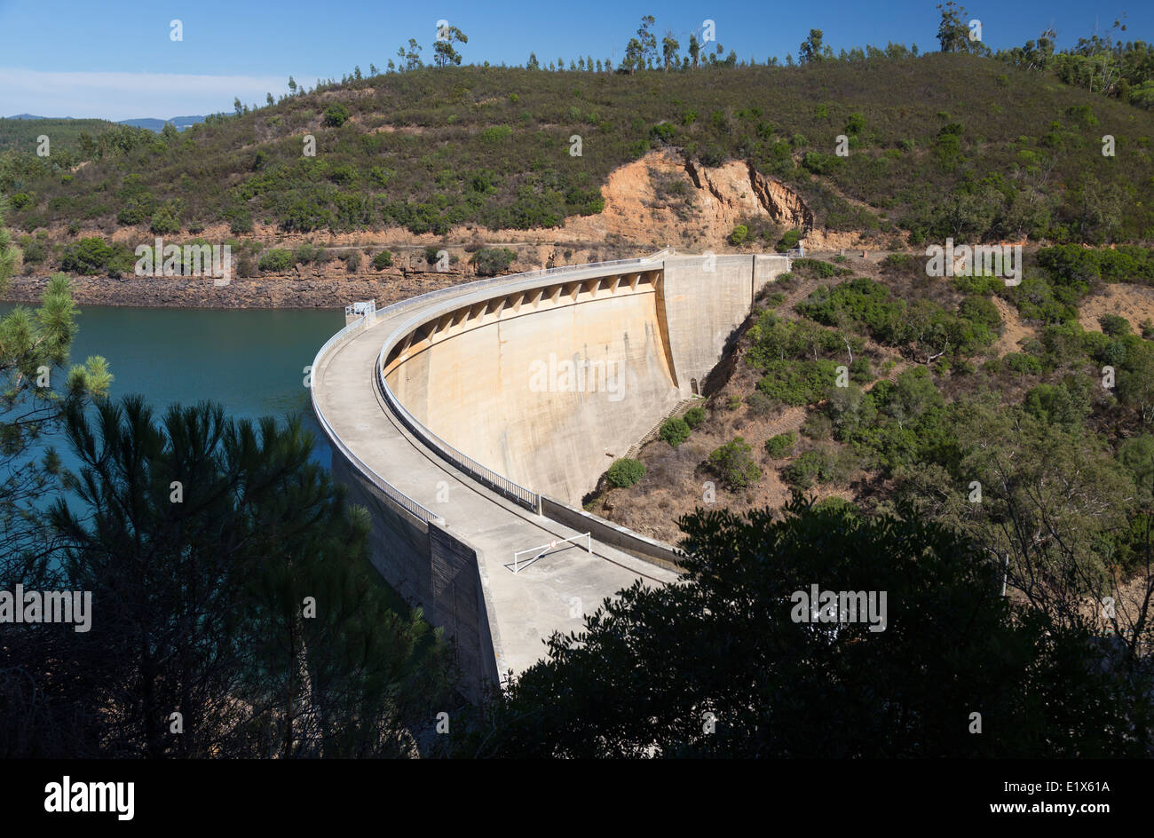 Barragem de da Bravura, Lagos, Portugal Stockfoto