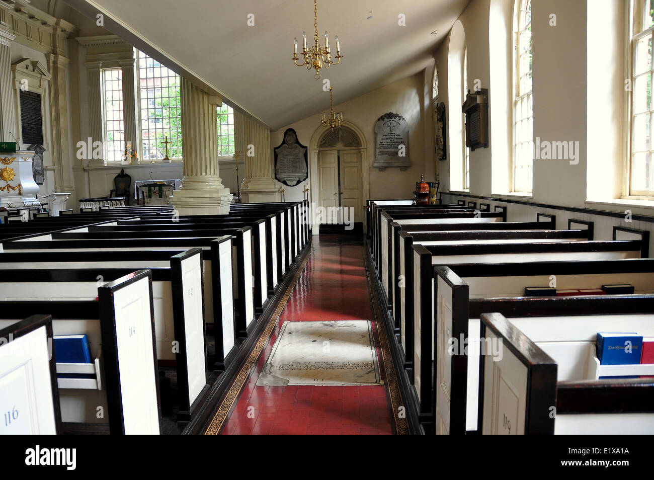 PHILADELPHIA, PENNSYLVANIA: 1727-1754 Christuskirche Stockfoto