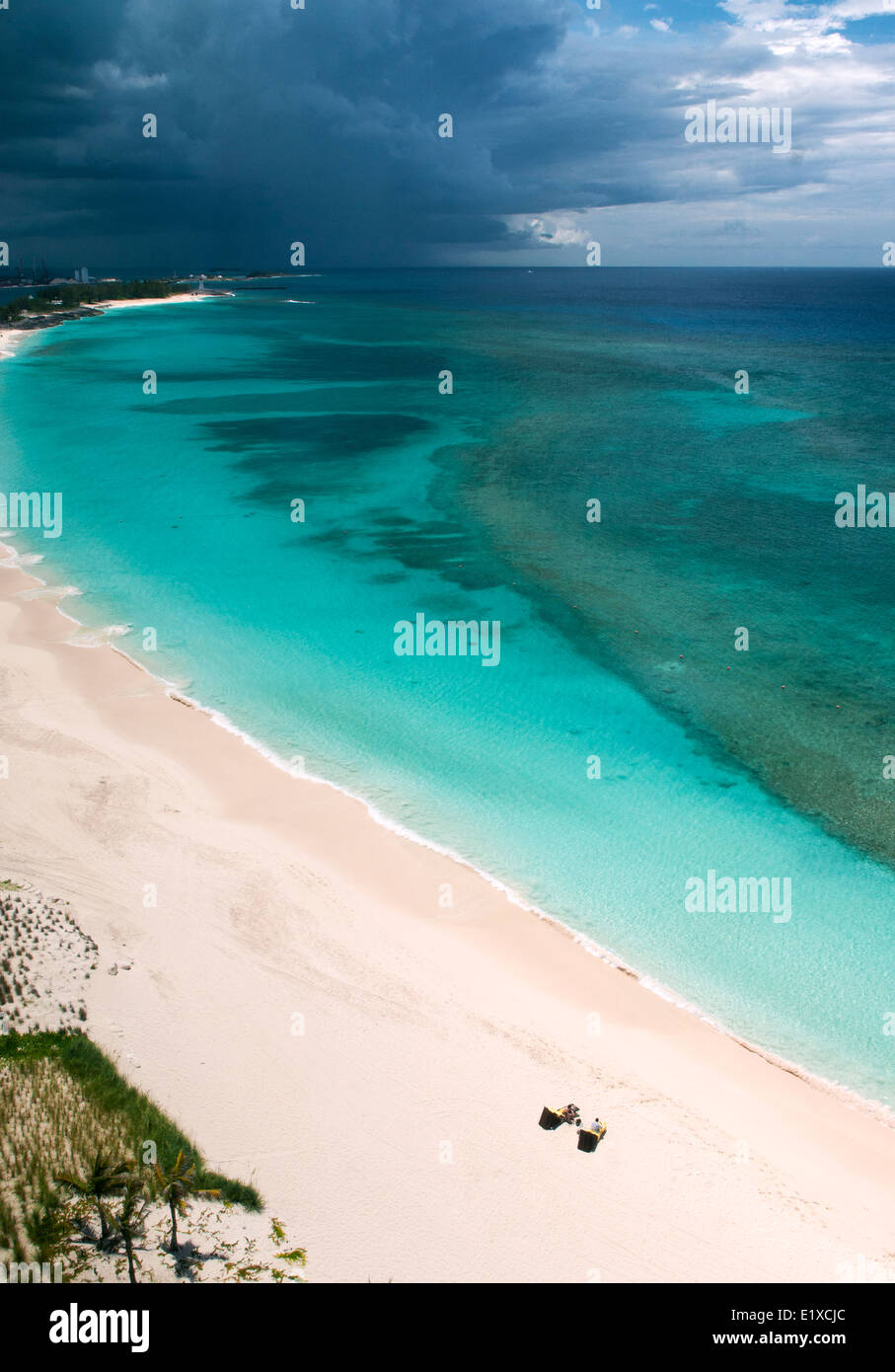 Strand in Paradise Island, Bahamas Stockfoto