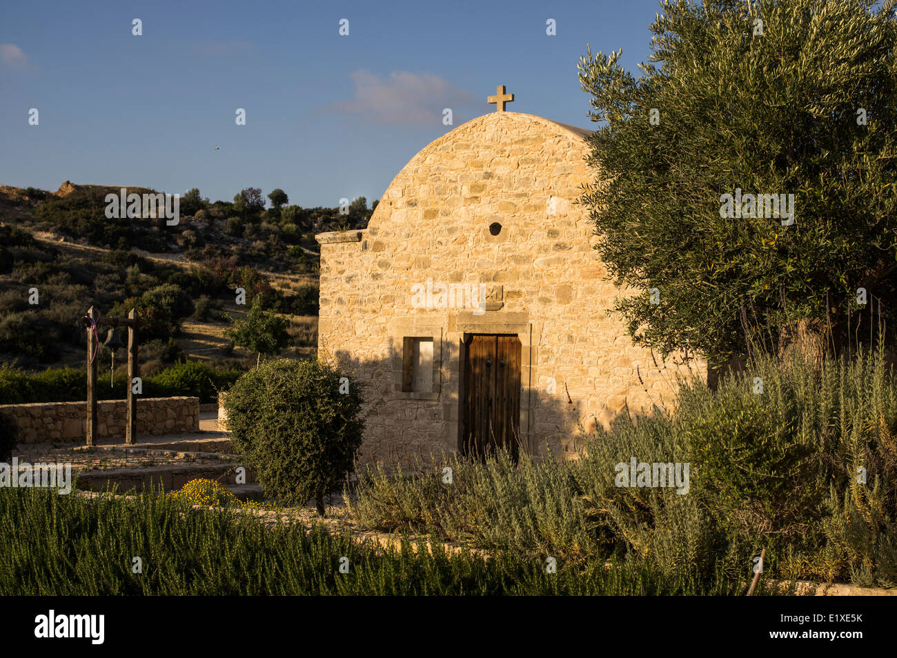 Traditionelle Cyprian Kirche Stockfoto