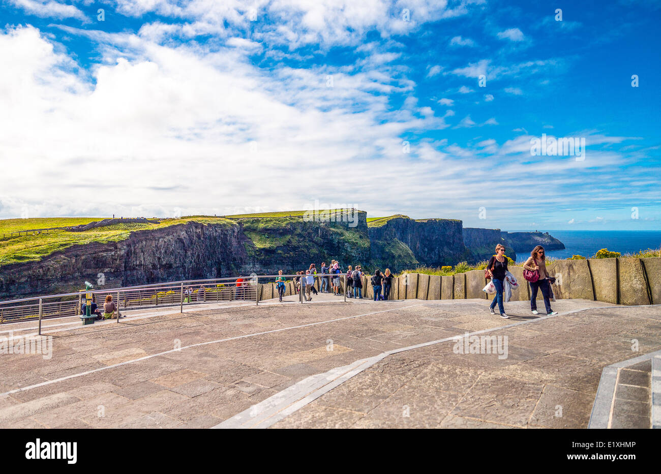 Irland, Galway County, die Cliffs of Moher Stockfoto