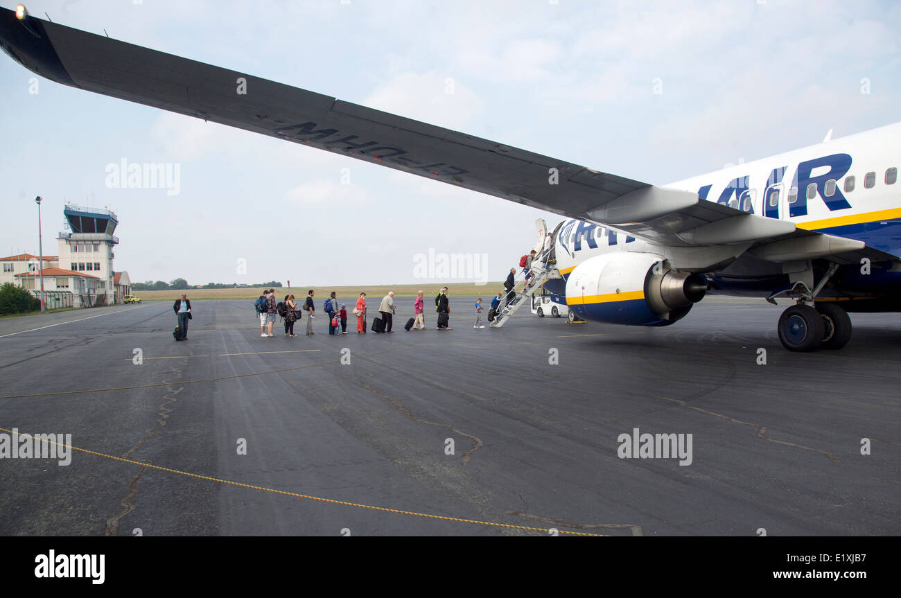 Billigfluglinie Ryanair Stockfoto