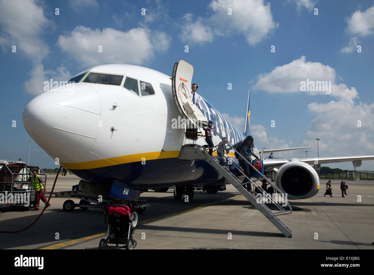 Billigfluglinie Ryanair Stockfoto