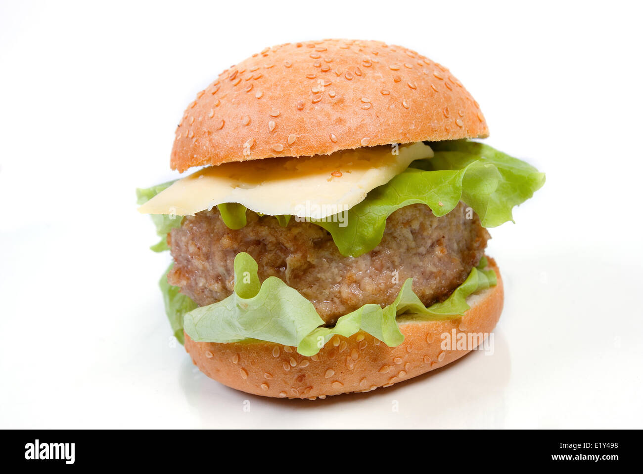 Hamburger-Nahaufnahme Stockfoto