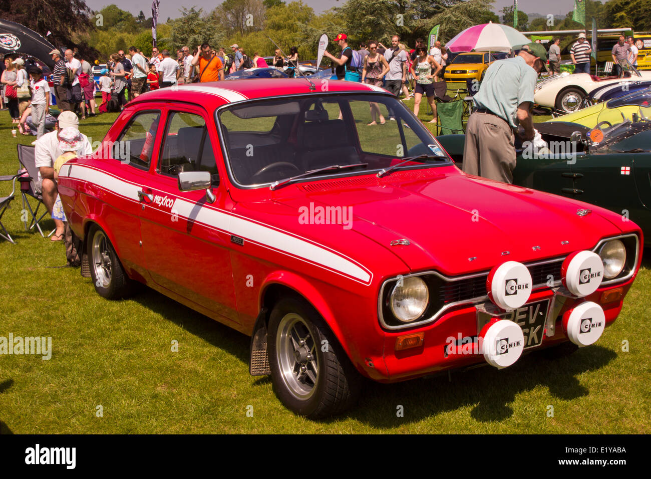 Super-Auto Belagerung auf Leeds Castle Stockfoto