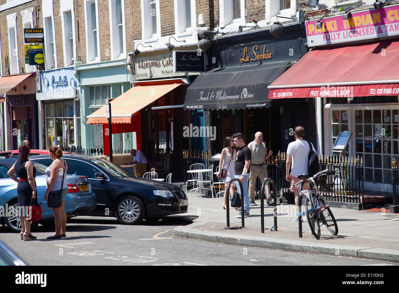 Golborne Road in West-London - London W10 - UK Stockfoto