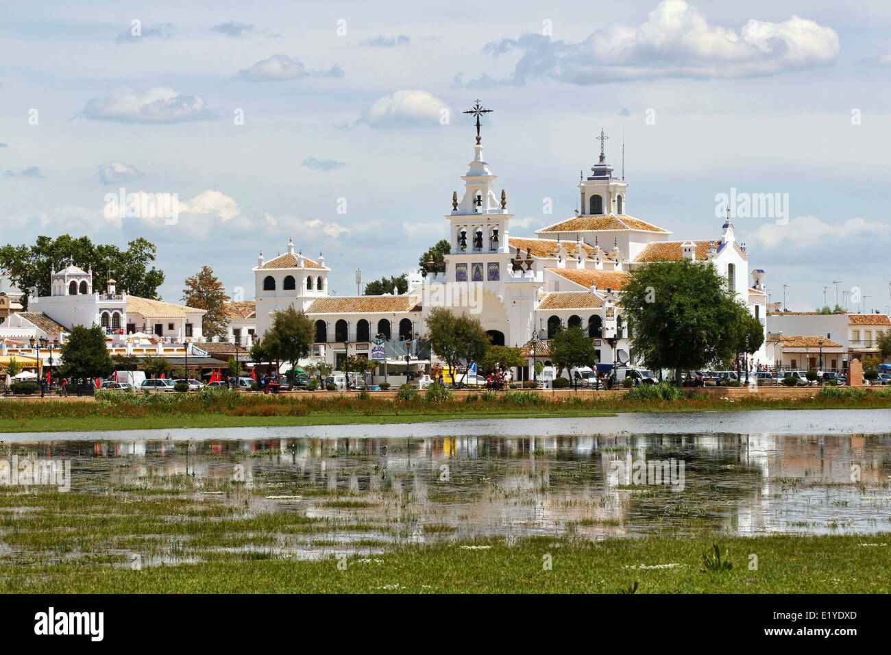 El Rocio Dorf, Huelva, Südspanien Stockfoto