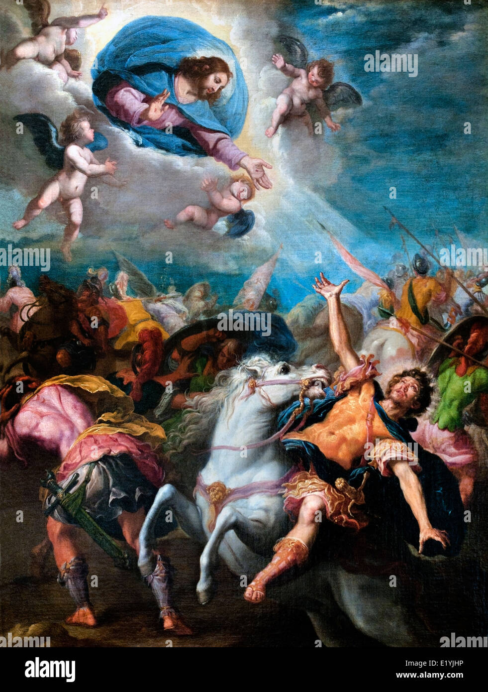 Umwandlung von SAINT PAUL Carducho Vincent (Florenz, 1576 - Madrid, 1638) Italien Spanien Stockfoto
