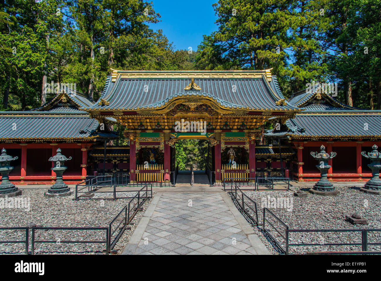 Taiyuin-Byo Tempel, Nikko, Präfektur Tochigi, Japan Stockfoto