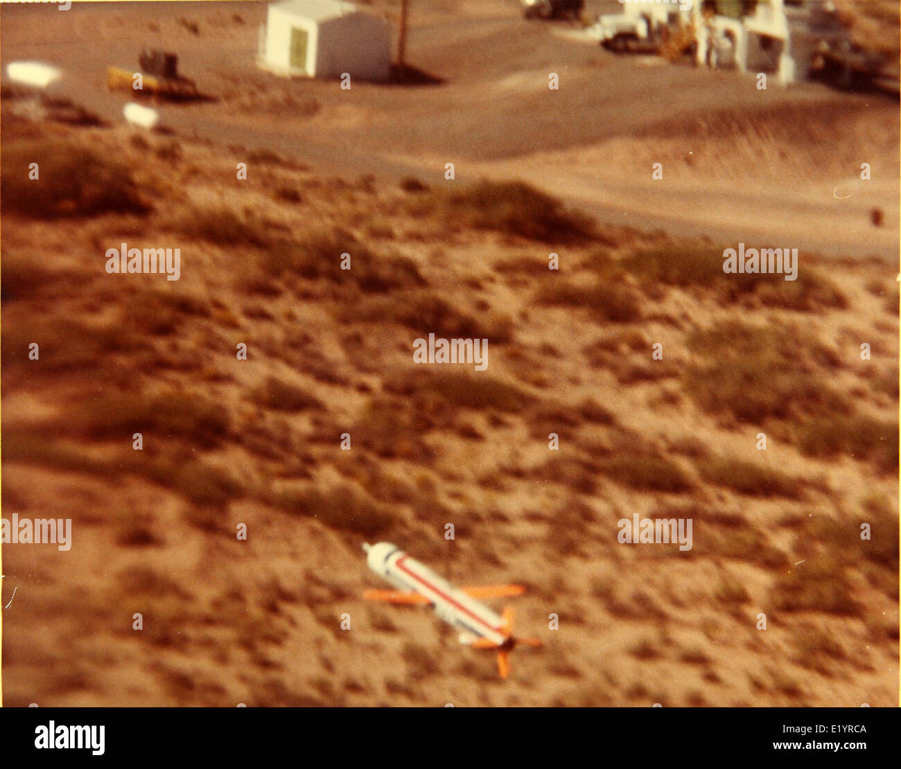 Die Convair/General Dynamics Tomahawk war eine Reihe von Raketen, die zwischen 1970 und 1979 entwickelt wurden. Das Tomahawk-Raketensystem revolutionierte militärische Angriffe mit seinen Langstreckenpräzisionsfähigkeiten und wurde zu einem wichtigen Bestandteil der US-Militäroperationen. Stockfoto