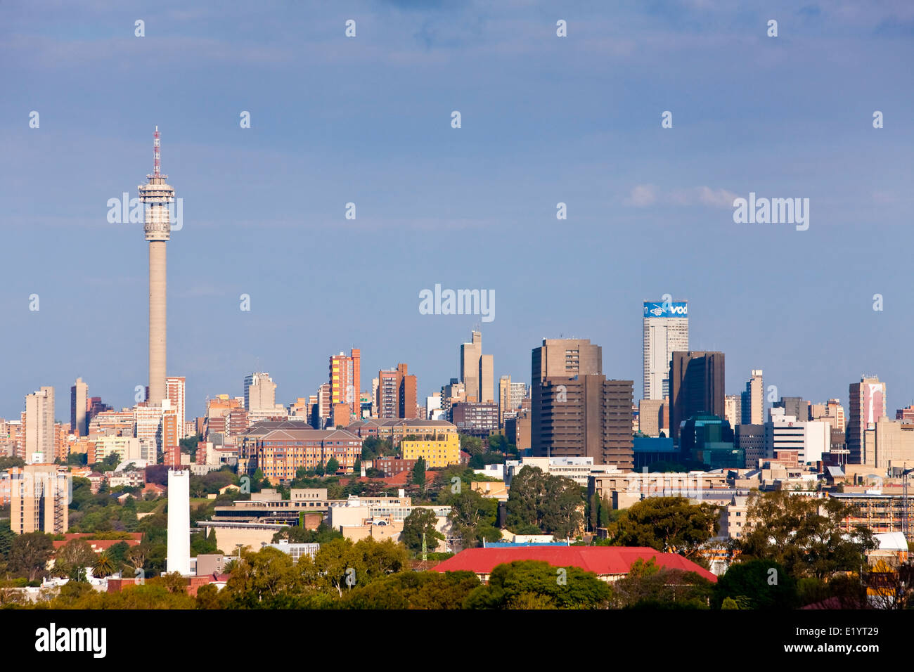 JG Strydom Turm (Hillbrow Tower), Johannesburg, Gauteng, Südafrika Stockfoto