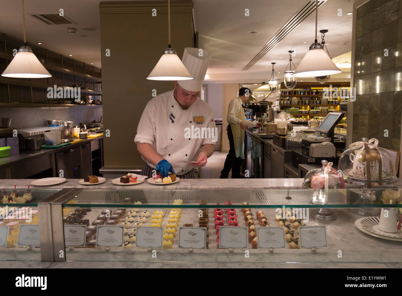 Der Tea Room Harrods Knightsbridge London Stockfoto