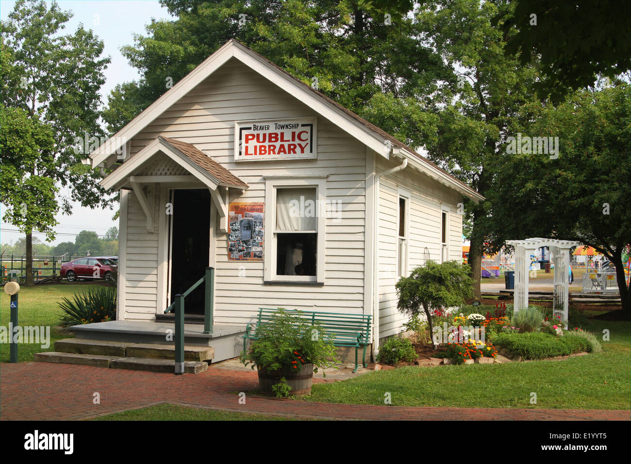 Beaver Township Public Library. Stockfoto