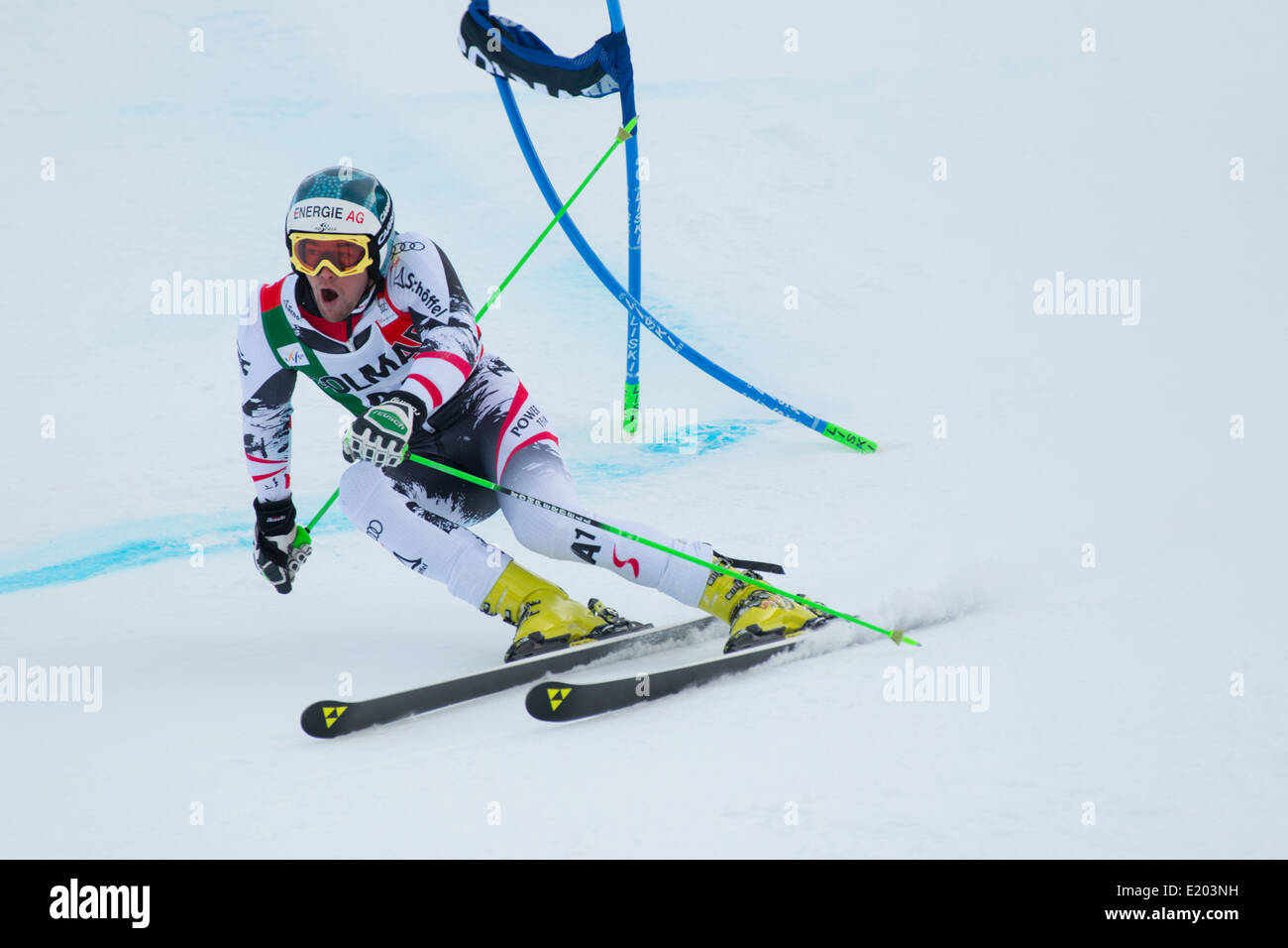 KRIECHMAYR Vincent (AUT) im Wettbewerb mit der Audi FIS Alpine Ski World Cup Herren Riesenslalom. Stockfoto