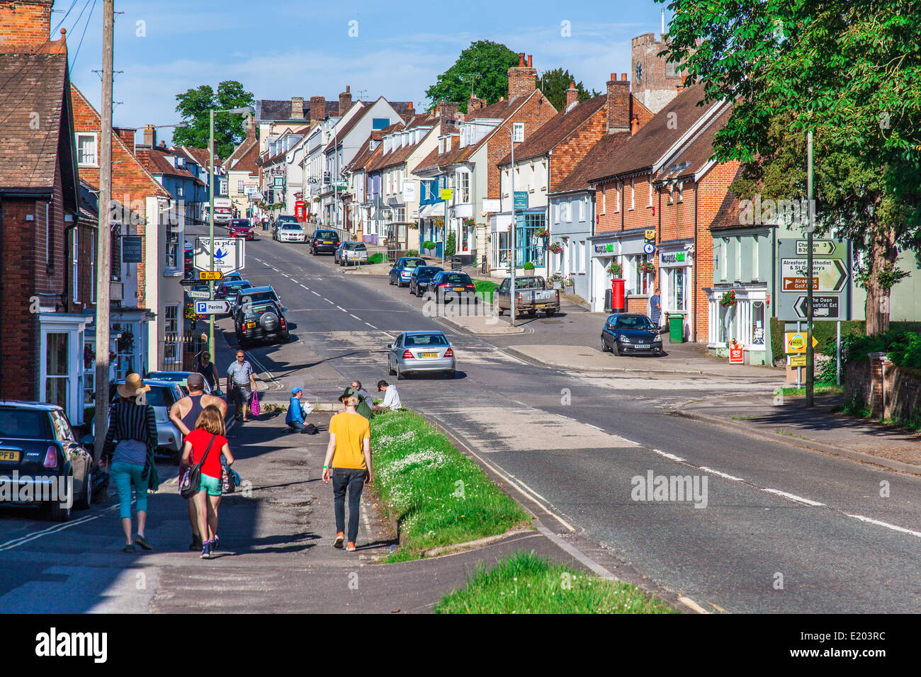 Alresford, Hampshire, England, Vereinigtes Königreich. Stockfoto