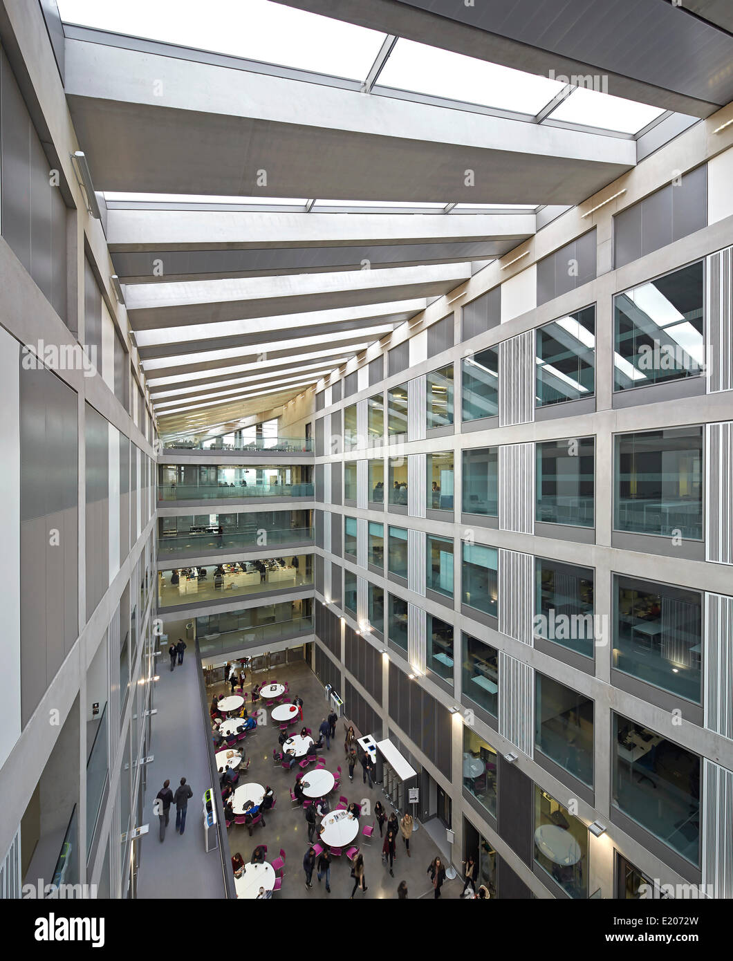 Manchester Metropolitan University Business School, Manchester, Vereinigtes Königreich. Architekt: Feilden Clegg Bradley Studios LLP, 20 Stockfoto