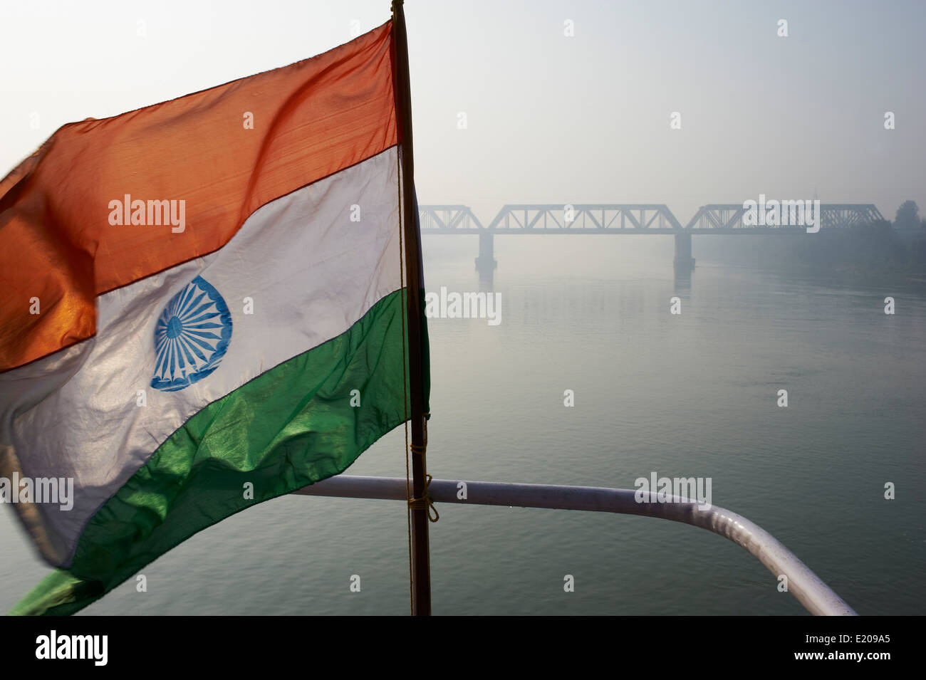 Indien, Westbengalen, Sukapha Boot am Fluss Hooghly, Teil des Ganges Fluß Stockfoto