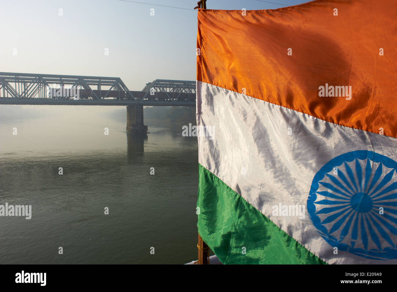 Indien, Westbengalen, Sukapha Boot am Fluss Hooghly, Teil des Ganges Fluß Stockfoto