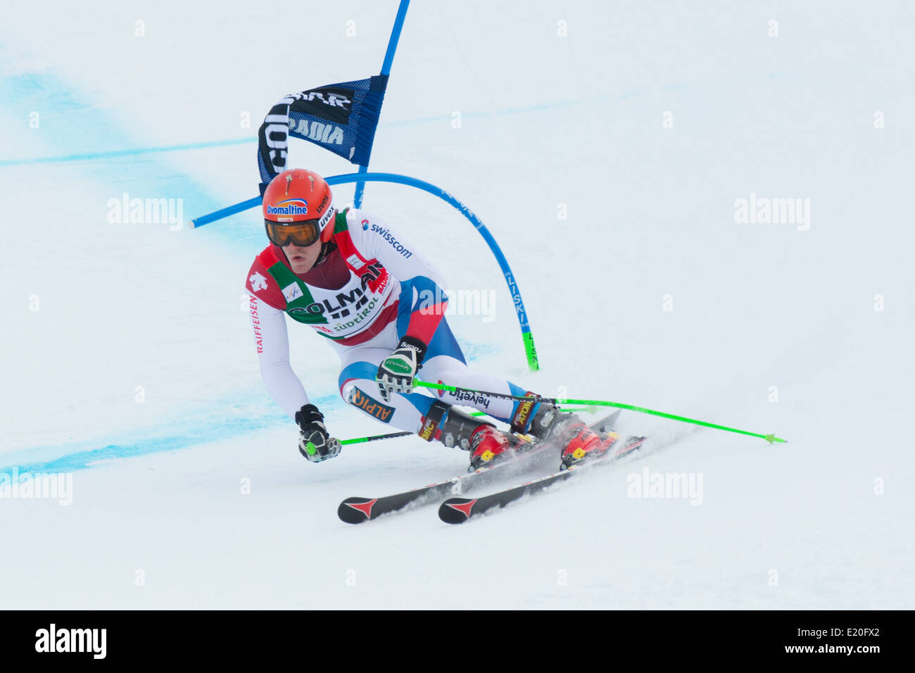 MUFFATJEANDET Victor (FRA) im Wettbewerb mit der Audi FIS Alpine Ski World Cup Herren Riesenslalom. Stockfoto