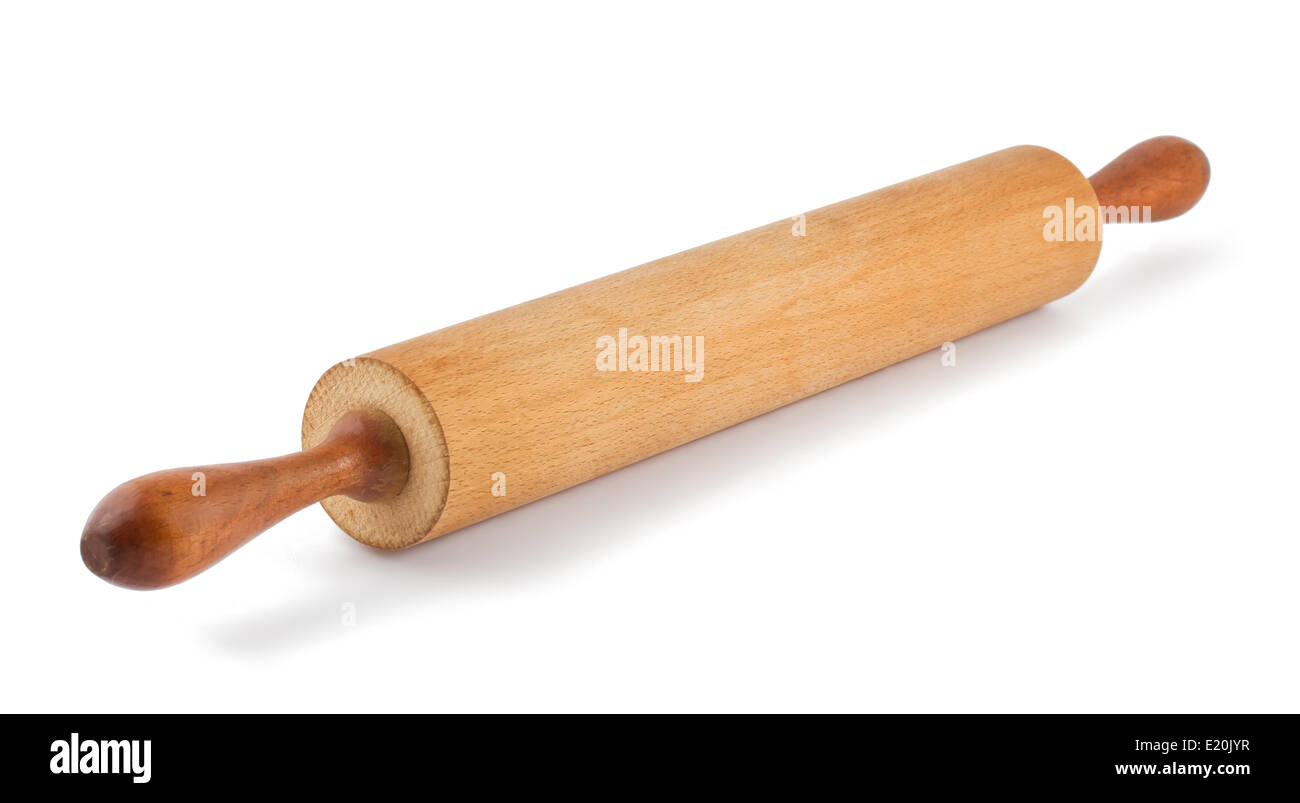 Holz- Rolling Pin Stockfoto