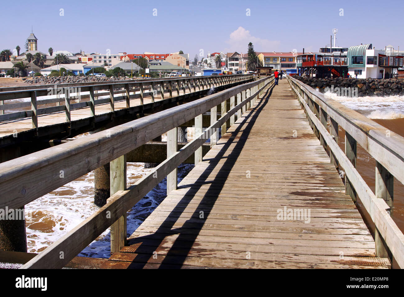 berühmte Jetty in Swakopmund, Namibia Stockfoto