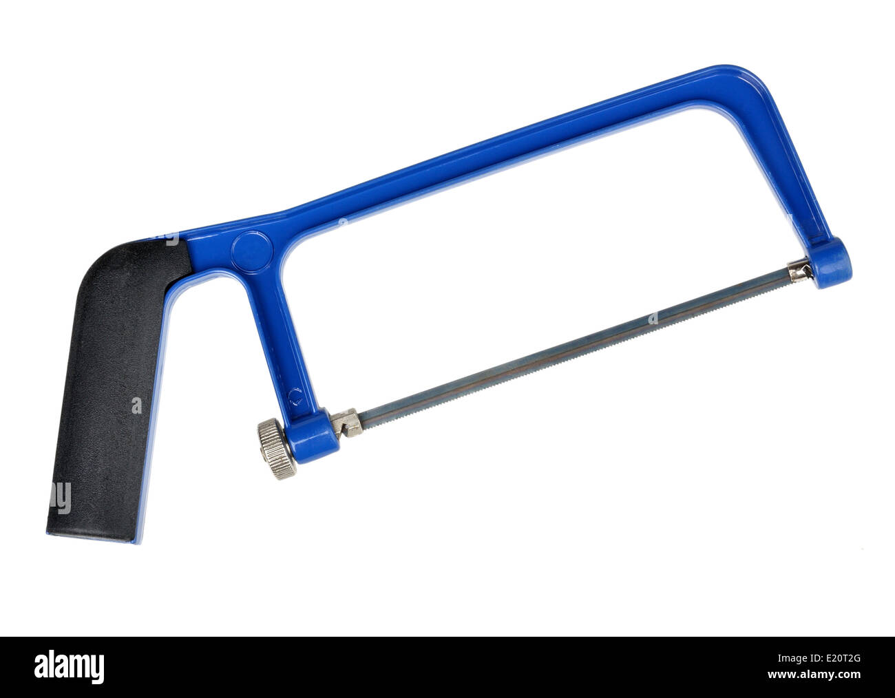 blaue Säge Stockfoto