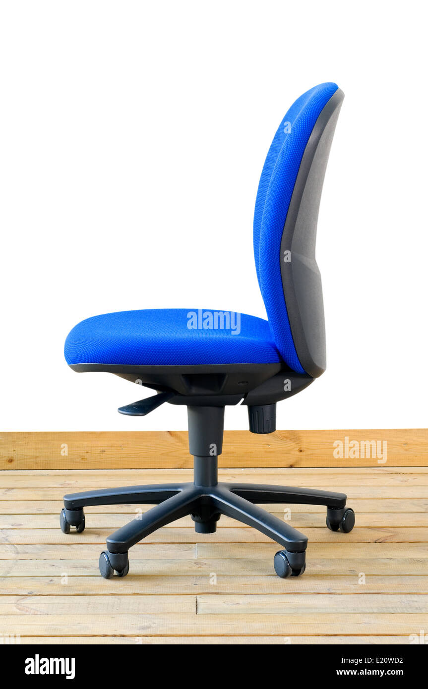 moderne blaue Bürostuhl Stockfoto
