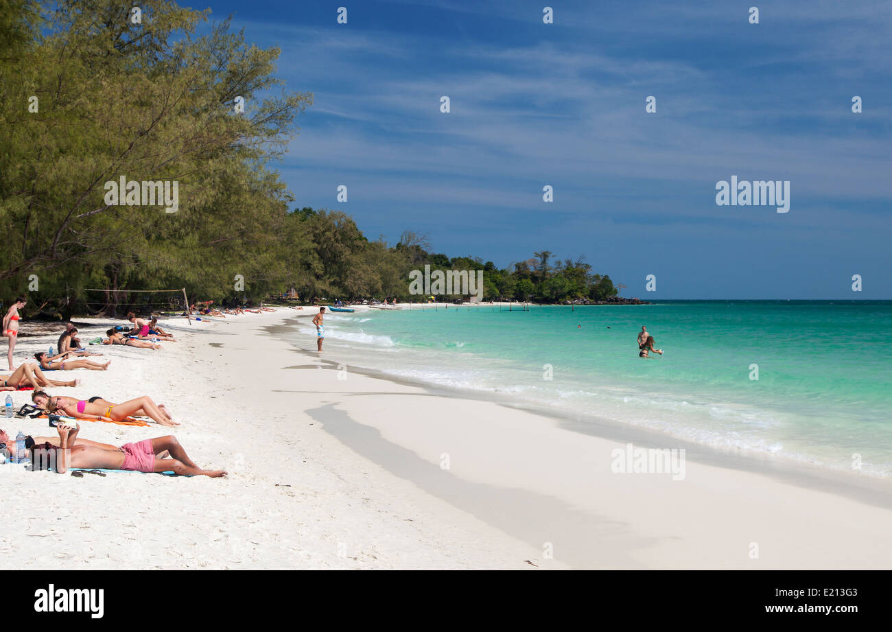 TUI Beach, Koh Rong, Kambodscha Stockfoto