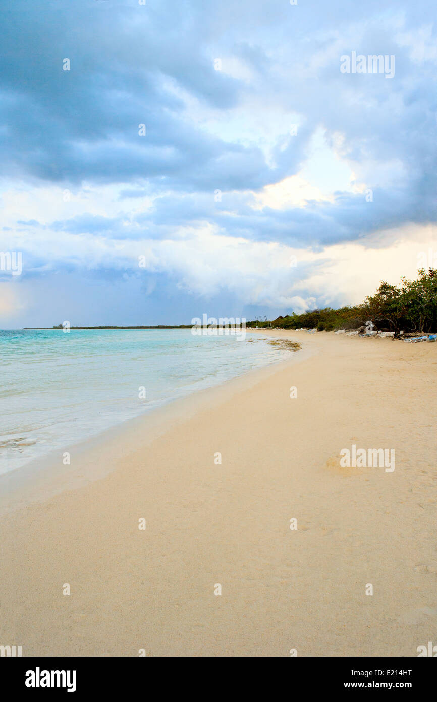 Sandy Cuban beach Stockfoto