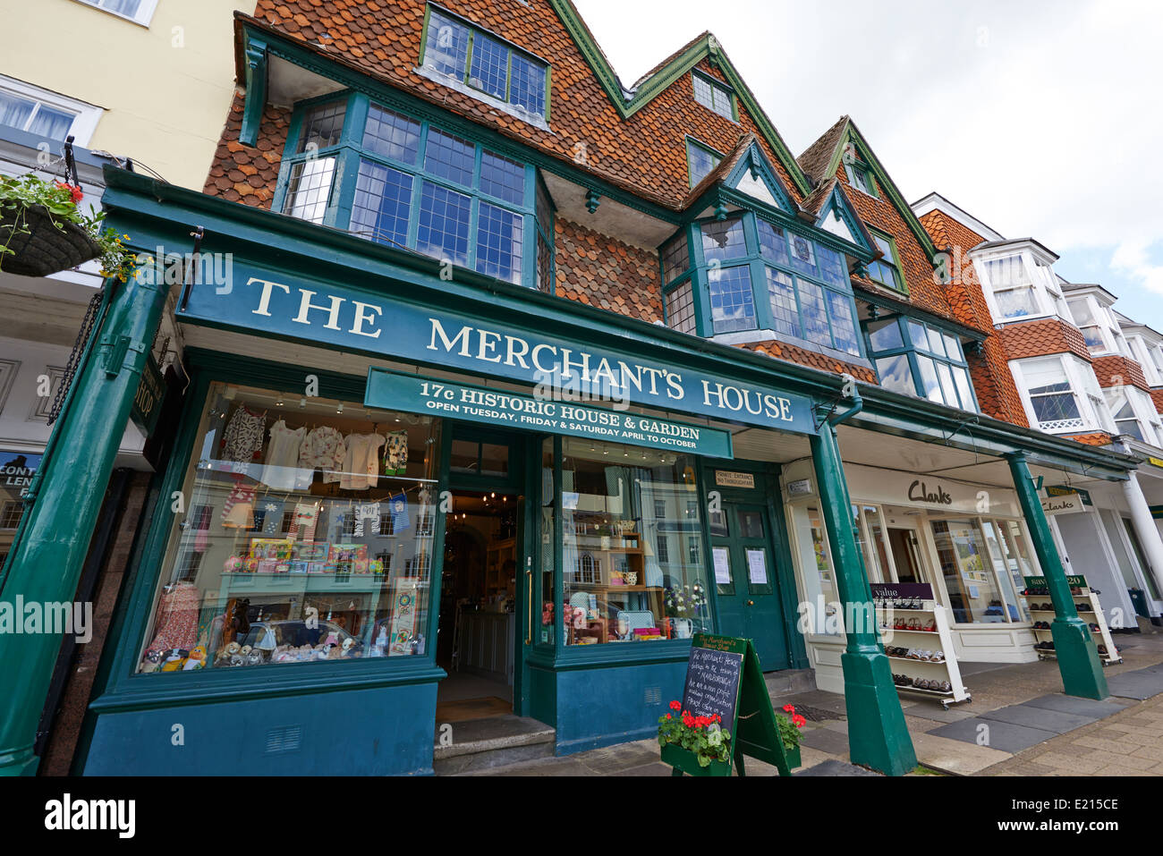 Die Kaufleute Haus High Street Marlborough Wiltshire UK Stockfoto