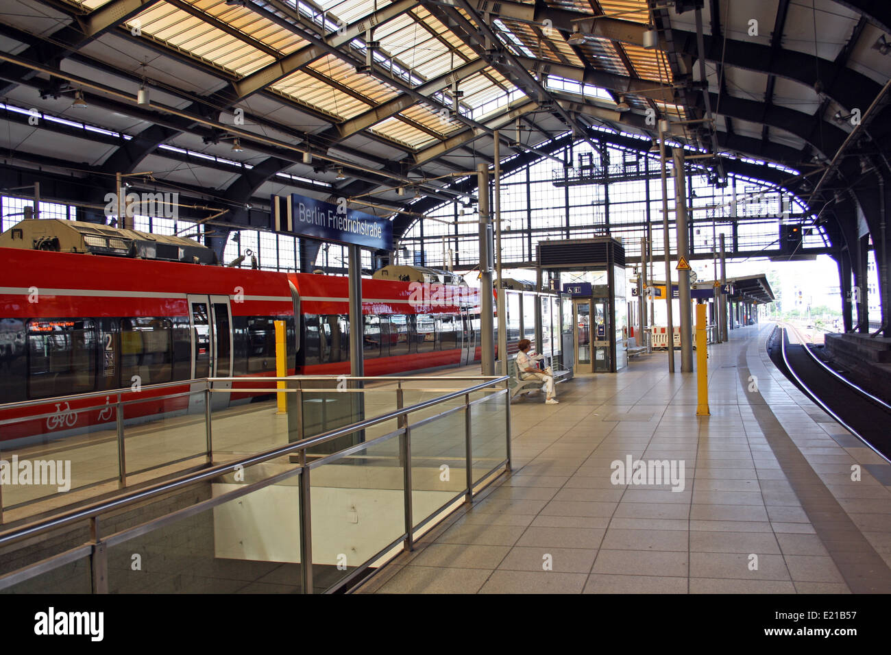 Berlin, Bahnhof Friedrichstraße. Stockfoto