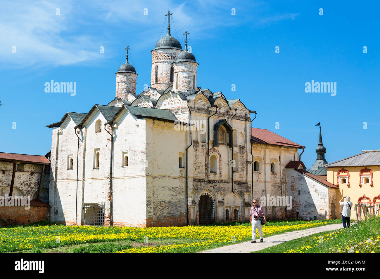 Russland, Goritsy, Kirillo-Beloserski Kloster Stockfoto