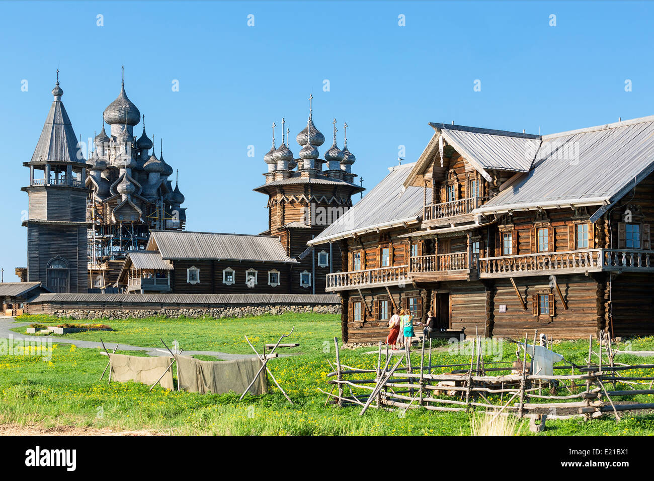 Russland, Kischi Insel Stockfoto