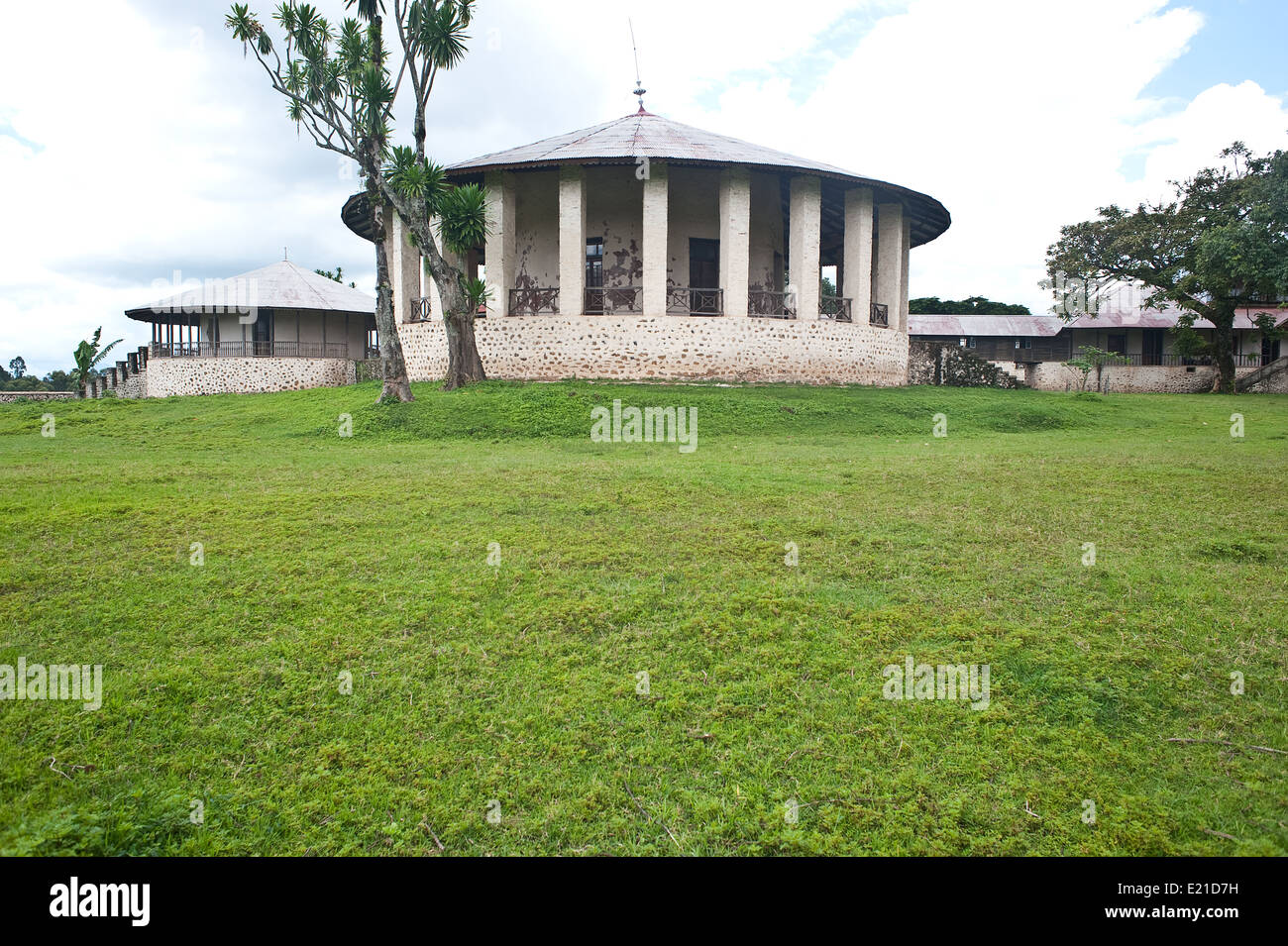 Kumsa Moroda Palast (Äthiopien) Stockfoto