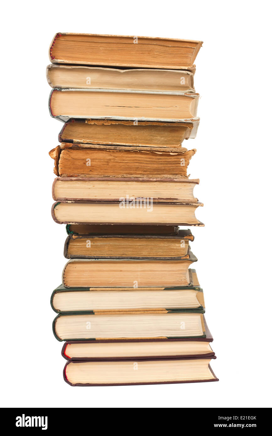 Bücher-Stapel Stockfoto