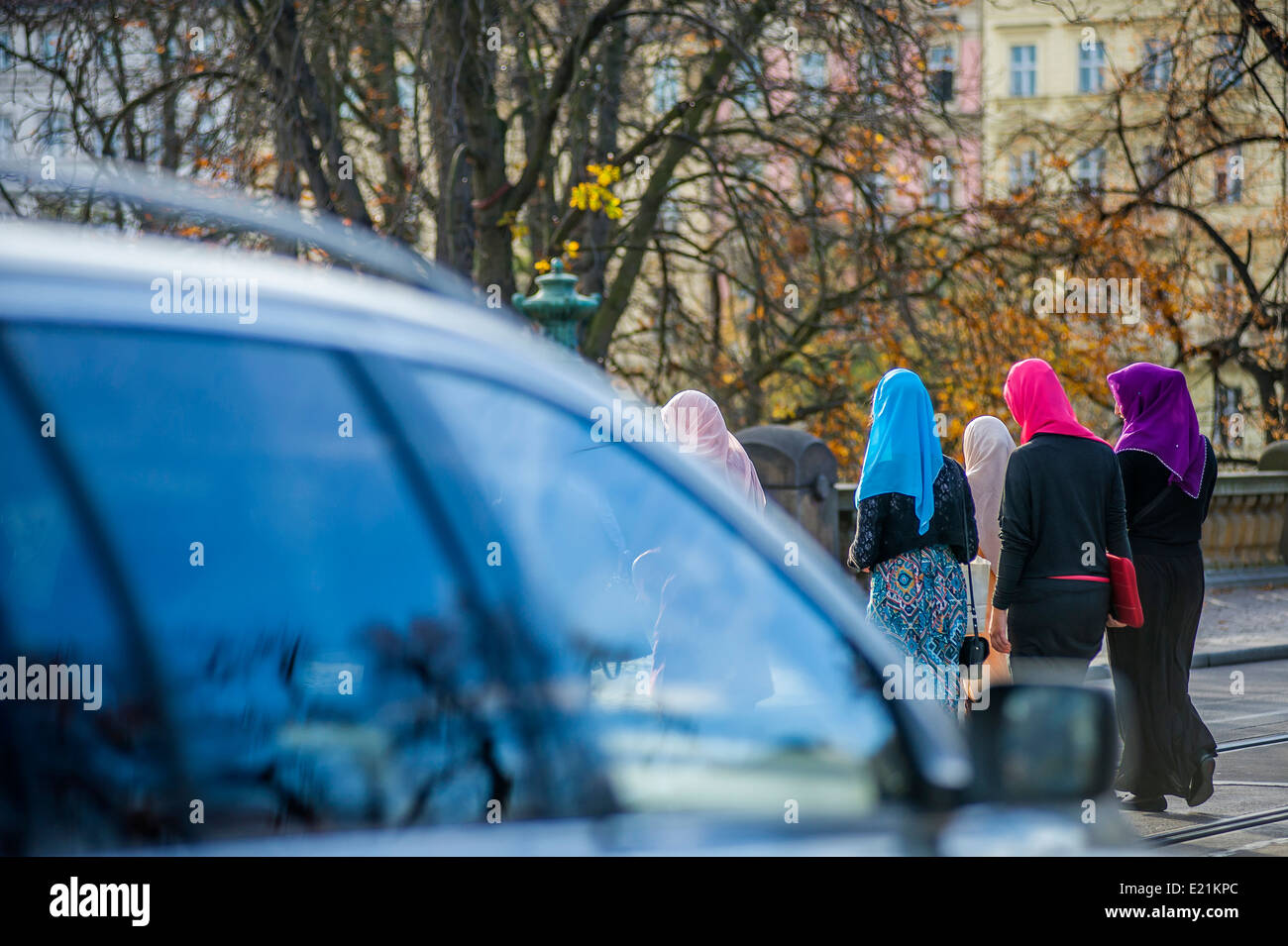 Muslime in Europa Stockfoto