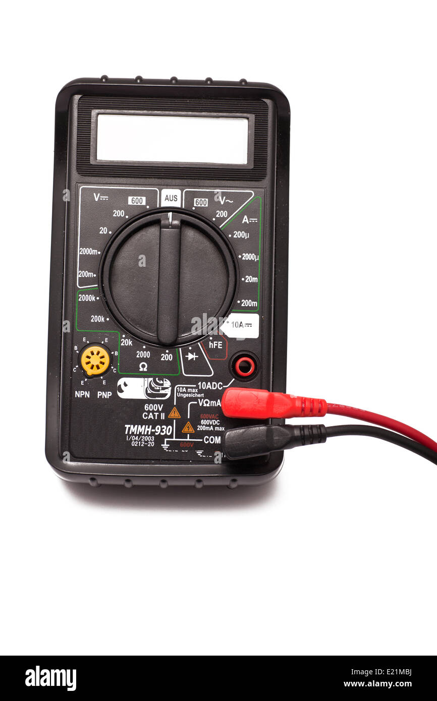 Aktuellen Testgerät Stockfoto