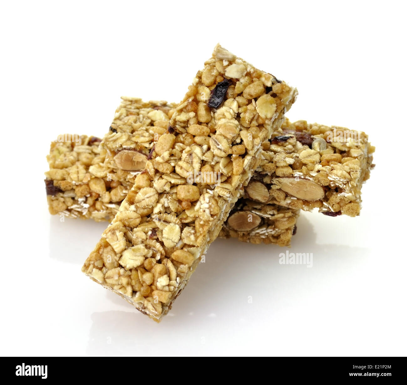 Gesunde Cranberry Snack-bars Stockfoto